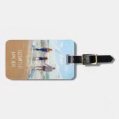 カスタム写真文字ラゲッジタグ – 独自のデザイン ラゲッジタグ (正面横)