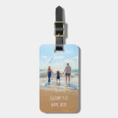 カスタム写真文字ラゲッジタグ – 独自のデザイン ラゲッジタグ (正面縦)