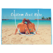 カスタム写真文字抱き枕Your Favotite Photos ラージペーパーバッグ (裏面)