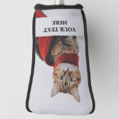 カスタム写真文字独自のゴールを作成パーソナライズされたする ゴルフヘッドカバー (回転90)