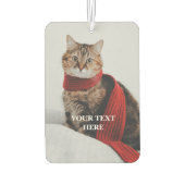 カスタム写真文字独自の作成パーソナライズされた カーエアーフレッシュナー (裏面)