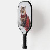 カスタム写真文字独自の作成パーソナライズされた ピックルボールラケット (左)