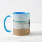 カスタム写真文字Mug家族のお気に入りの写真 マグカップ (左)