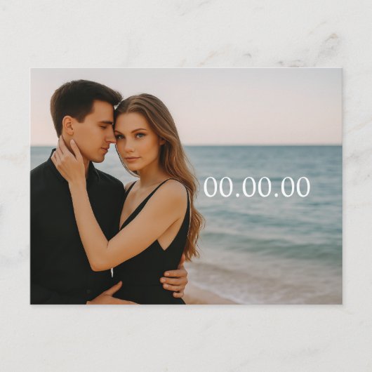 カスタム写真日付はがきを保存 案内ポストカード (正面)