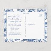 カスタム写真日付はがきを保存 案内ポストカード (裏面)