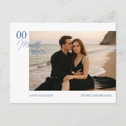 カスタム写真日付はがきを保存 案内ポストカード (正面)