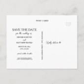 カスタム写真日付はがきを保存 案内ポストカード (裏面)