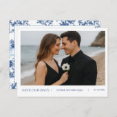 カスタム写真日付はがきを保存 案内ポストカード (正面/裏面)