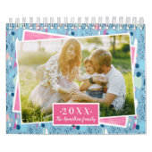 カスタム写真明るい色2022ファミリー カレンダー (カバー)