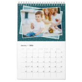 カスタム写真明るい色2025ファミリー カレンダー (1月 2026)