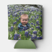 カスタム写真最高のダディお父さんの日 缶クーラー (裏面)