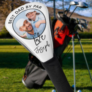 カスタム写真最高のパパバイパーゴルフ恋人ギフト ゴルフヘッドカバー