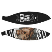 カスタム写真最高のパパ父の日 バスケットボール (パネル)