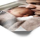 カスタム写真最高のパパ フォトプリント            (角)