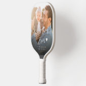 カスタム写真最高のパパeverスクリプト名 ピックルボールラケット (左)