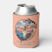 カスタム写真最高の母と家族の母親の日 缶クーラー (缶正面)