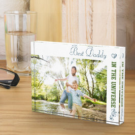 カスタム写真最高のDaddy in the Universe フォトブロック