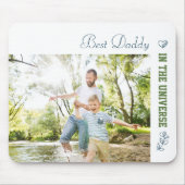 カスタム写真最高のDaddy in the Universe マウスパッド (正面)