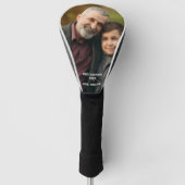 カスタム写真最高のGrandpa Ever Faters Day Gift ゴルフヘッドカバー (正面)