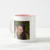 カスタム写真最高のMom Ever Mag ツートーンマグカップ (正面左)