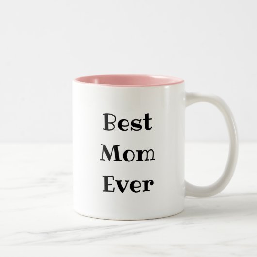 カスタム写真最高のMom Ever Mag ツートーンマグカップ (右)