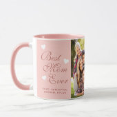 カスタム写真最高のMom Ever Mag マグカップ (左)