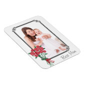カスタム写真最高のMum Roseブーケ マグネット (右側)