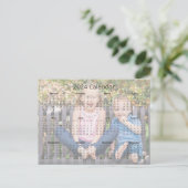 カスタム写真月刊カレンダー2024 ポストカード (スタンド正面)