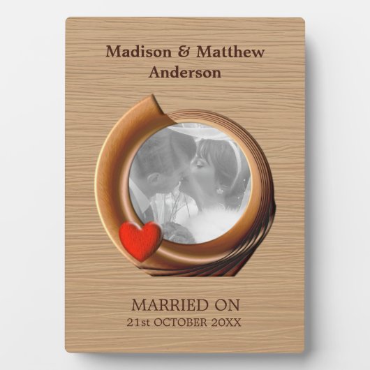 カスタム写真木枠 フォトプラーク (正面)