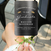 カスタム写真木炭グレー金属目盛り ハンドファン