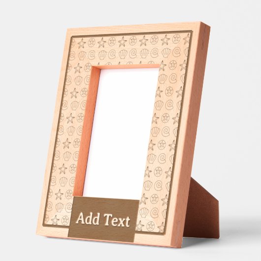 カスタム写真枠 レーザー彫刻フレーム (左)