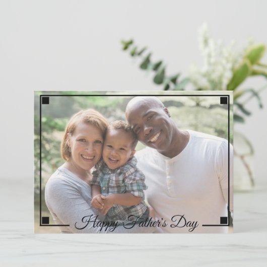 カスタム写真父の日 シーズンカード (スタンド正面)