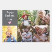 カスタム写真父の日 ラッピングペーパーシート (正面3)