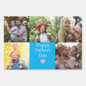 カスタム写真父の日 ラッピングペーパーシート (正面)