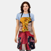 カスタム写真独自の作成 エプロン (着用した状態)