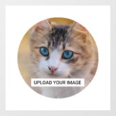 カスタム写真猫ペットショップ ウィンドウサイン (シート)