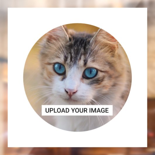 カスタム写真猫ペットショップ ウィンドウサイン (シート2)