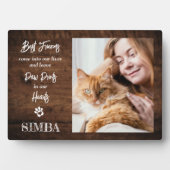 カスタム写真猫ペット記念館 フォトプラーク (正面)