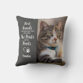 カスタム写真猫メモリアル クッション (裏面)