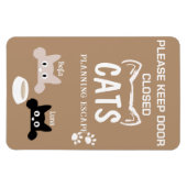 カスタム写真猫企画脱出扉冷蔵庫 マグネット (横)