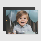 カスタム写真生誕モダンシンプル生日 (正面/裏面)