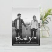 カスタム写真白枠ありがとう サンキューカード (スタンド正面)