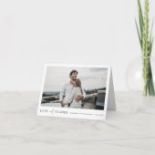 カスタム写真結婚のサンキューカードテンプレート サンキューカード (正面)