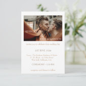 カスタム写真結婚式招待状 招待状 (スタンド正面)