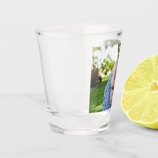 カスタム写真結婚撮影用ガラス ショットグラス (左)