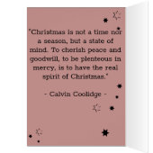 カスタム写真美容師のステリーなクリスマスカード (内側 (左))