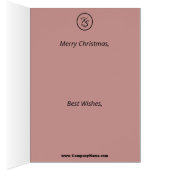 カスタム写真美容師のステリーなクリスマスカード (内側 (右))