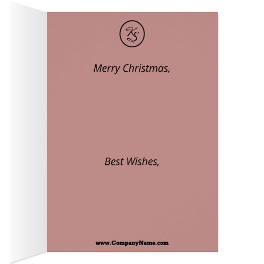 カスタム写真美容師のステリーなクリスマスカード (内側 (右))