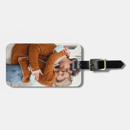 カスタム写真荷物タグ ラゲッジタグ (正面横)