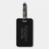 カスタム写真荷物タグ ラゲッジタグ (裏面縦)